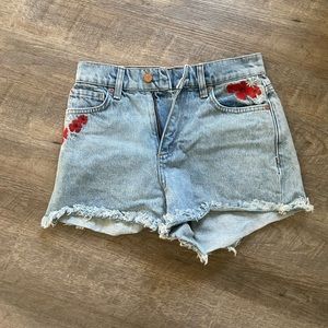 Denim shorts